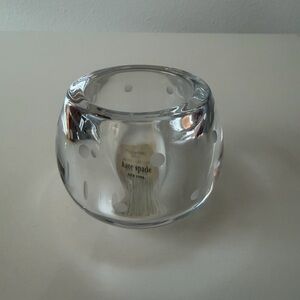 Kate Spade Metallic Polka Dot Glass Bowl